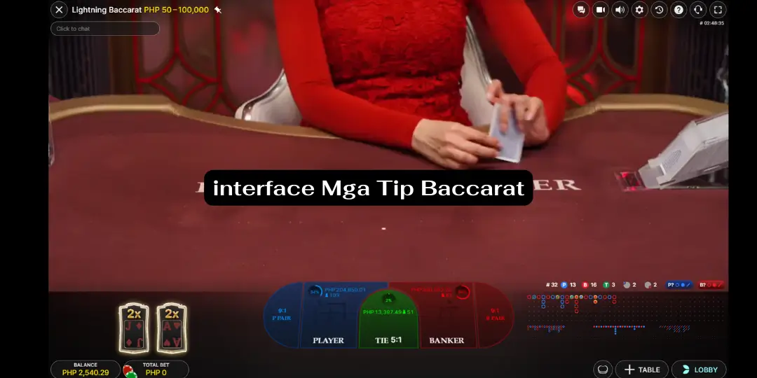 Baccarat Tips – Pinakamahusay na Live Casino Experience sa Pilipinas 3 interface Mga Tip Baccarat plusph